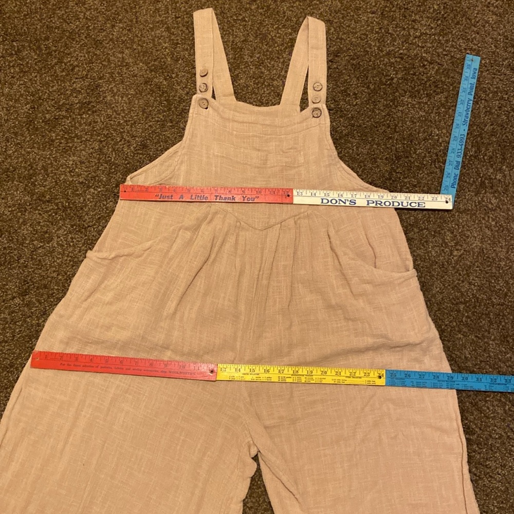 Free People Cream Jumpsuit - Picture 6 of 10